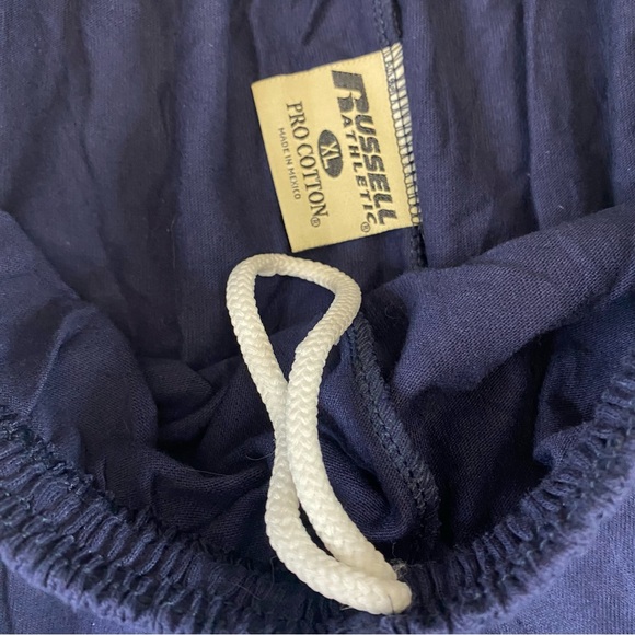 NWT Russell Athletic Men's Pro Cotton Jogger Athletic Casual Pants Navy Blue XL - Picture 6 of 11